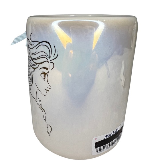 ❌SOLD❌ Rae Dunn NWT LET IT GO Elsa Disney Frozen Iridescent 2 Sided Coffee Mug - Picture 14 of 17